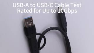 2-in-1 USB-C Cable with USB-A Adapter | 10Gbps Rated & 57W+ Load Test