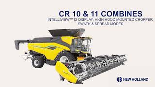 CR10/CR11 IntelliView 12 Swath and Spread Modes