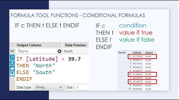 Alteryx Formula Tool - Conditional Formula Demonstration