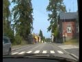 Sightseeingdrive in Nurmes city, Finland