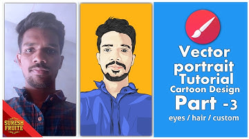 Vector/Cartoon Art Design Tutorial Step by Step Video In | INFINITY DESIGN | part -3