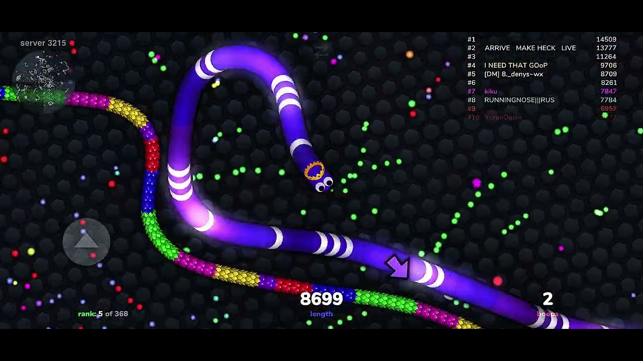 [DM] 8._denys~wx  #slitheriogameplay #slither #slitherio #gaming