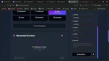 VibeScribe: AI Social Media Generator | DeepSeek R1 + Next.js (Buildathon)
