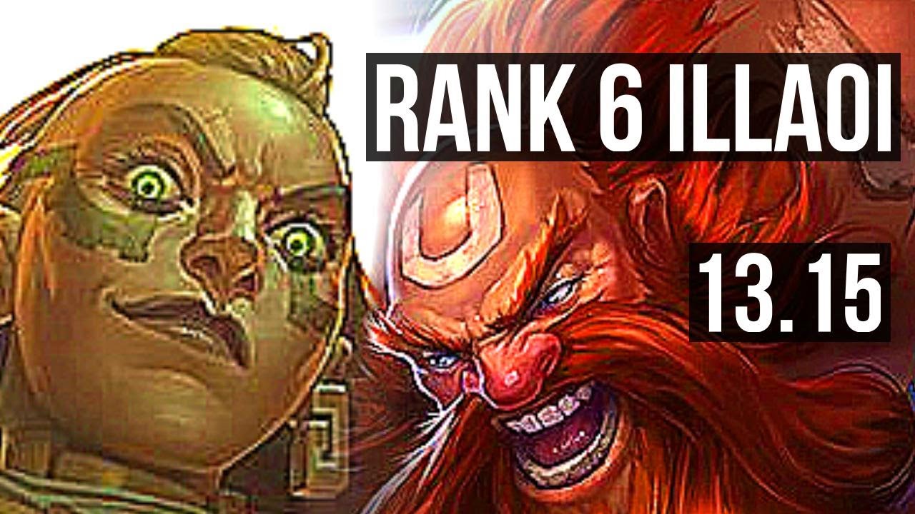 ILLAOI vs ORNN (TOP), 10 solo kills, Rank 7 Illaoi, 300+ games, EUW  Grandmaster