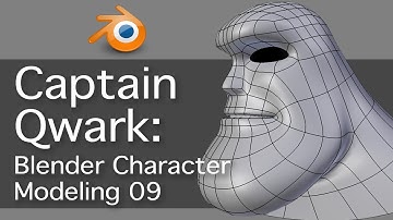 Captain Qwark:  Blender Character Modeling 09 of 22