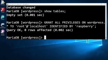 EP055 - MariaDB - Install and configure on Raspberry Pi