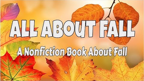 All About Fall Read Aloud