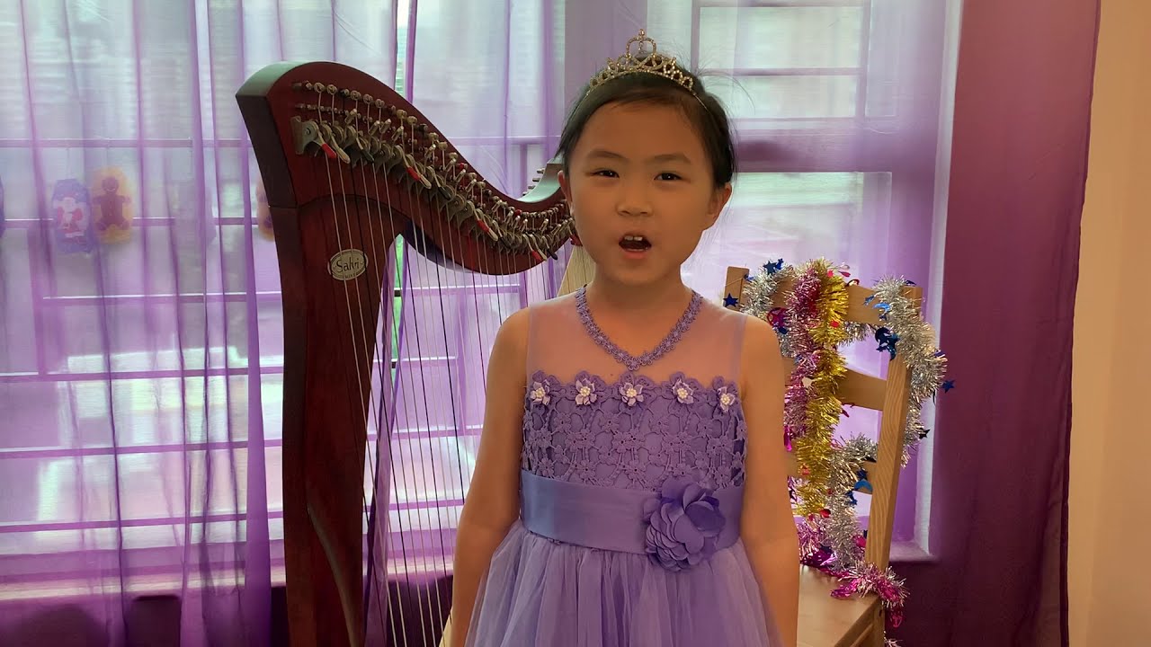 Nataliana ABRSM Harp Grade 7 (by Charisma 6y.o) YouTube