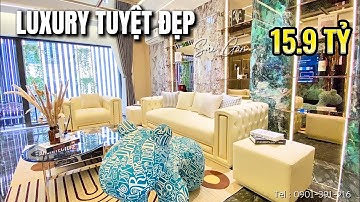 Bên Trong Ngôi Nhà Luxury Tuyệt Đẹp Có Giá 15.9 Tỷ Tại Quận Gò Vấp Sài Gòn