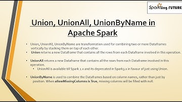 Union, UnionAll, UnionByName in PySpark | Spark Interview Questions Series