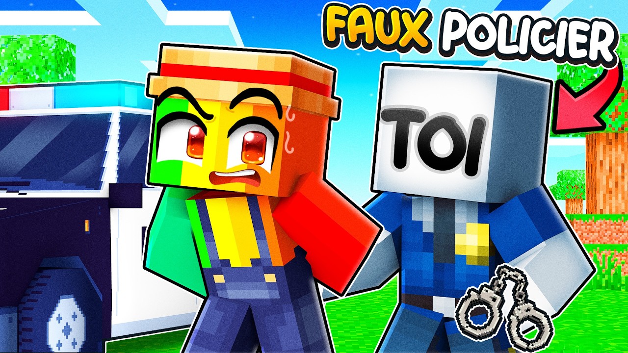 TU es POLICIER de TalcaCity Pendant 24H sur Minecraft !