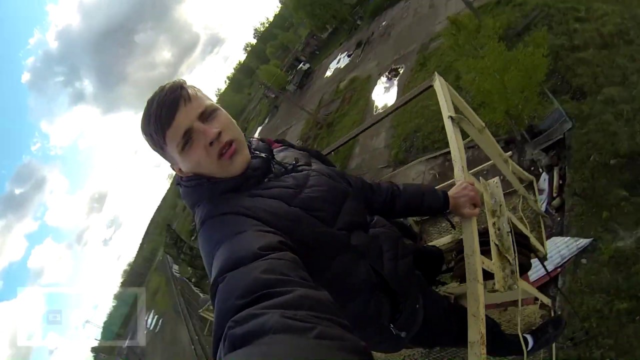 ЗАЛЕЗ НА ВЫСОКИЙ КРАН У ОХРАНЫ ПОД НОСОМ - YouTube