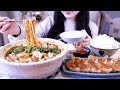 ［キムチもつ鍋ラーメン］寒い日に無性に食べたくなる永谷園の煮込みラーメン🍜🤍［作って食べる］