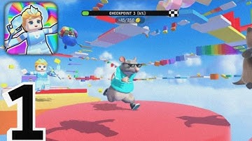 Mega Parkour: Obby Escape Run - Gameplay Walkthrough Part 1 (iOS, Android)