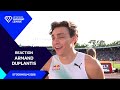 "I'm lucky in love, unlucky in sport" - Armand Duplantis on Stockholm defeat and wedding
