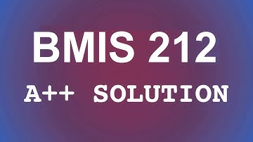 BMIS212 BMIS 212 - Java Programming - Full Course Solutions Tutorials