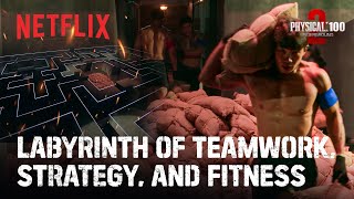 Things get a-MAZE-ingly physical | Physical: 100 Season 2 - Underground | Netflix [ENG SUB]