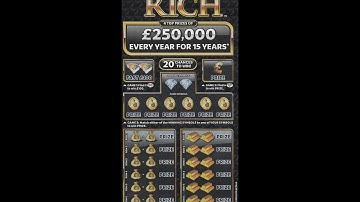 Scratch Card Video 41 1 £10 Mega Rich "Part Five Of Eight Continuous Cards"