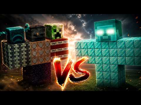 Thử Thách Các Quân Đoàn Đại Chiến HeroBrine Kim Cương Trong Minecraft 🤣