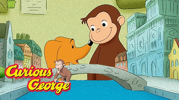 Curious George 🐵 George and Hundley go to the museum 🐵  Kids Cartoon 🐵  Kids Movies