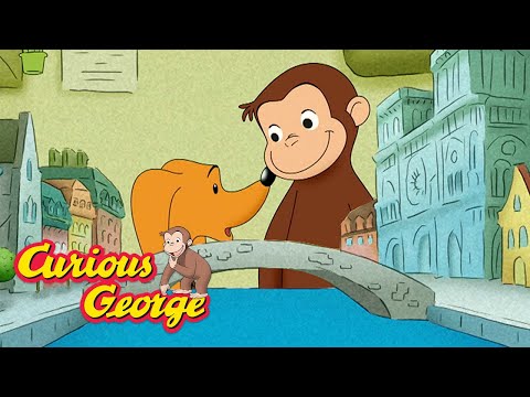 ⁣Curious George 🐵 George and Hundley go to the museum 🐵  Kids Cartoon 🐵  Kids Movies
