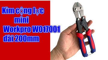 Kìm cộng lực mini Workpro W017001 dài 200mm - Giá: 107k || Dụng cụ cơ khí Thanh Trúc