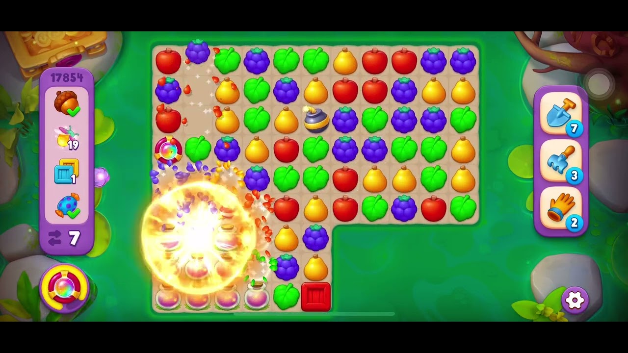 Gardenscapes Level 17854 (Super Hard Level)