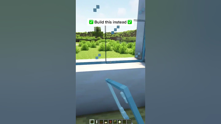 🪟Realistic Window in Minecraft! #shorts #minecraft