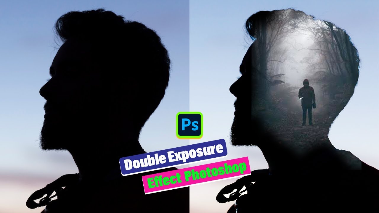 Double Exposure Photoshop Tutorial (Scary Path) - YouTube