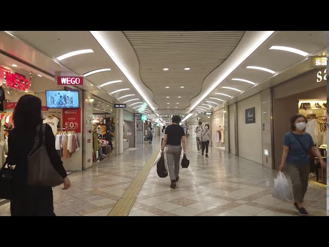 No 010 なんばウォーク をブラブラ散歩 Jr難波駅 地下鉄 御堂筋線 難波駅 へ Youtube