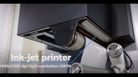 100% digital in-line color label printer and finisher any-JETII - anytron