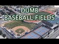 Weird High School Baseball Fields, a breakdown with FivePoints Vids