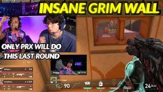 TenZ And FNS TWEAKING At PRX's INSANE GRIM WALL At 11-12 Round