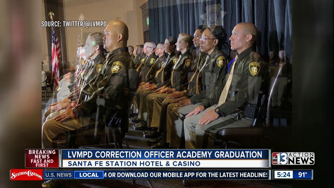 LVMPD corrections officers graduate - YouTube