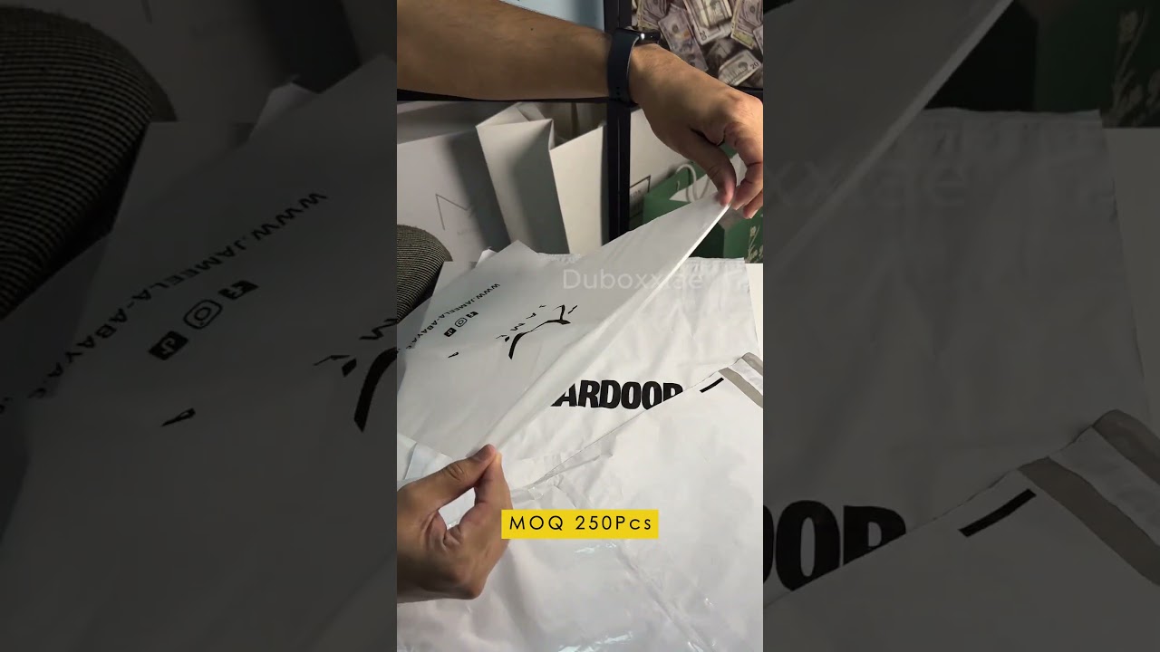 Logo printing now available on Courier Bags & Frosted Zipper Bags 