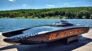 Proboat BlackJack 42" | First run and first problem!! White Birch Lake in Windsor, NY.