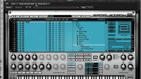 Working with Drums (SampleTank in Action)