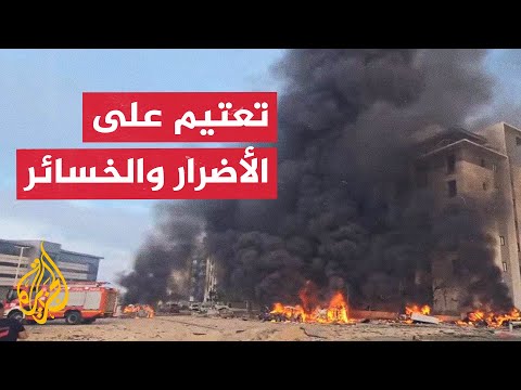 مراسل الجزيرة يرصد تداعيات سقوط الصاروخ الإيراني على بئر السبع