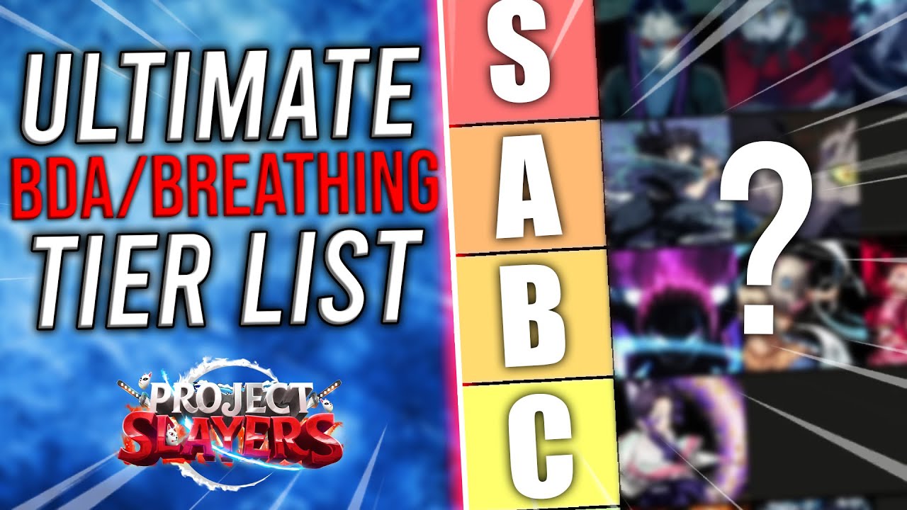 Project Slayers Breathing/BDA Tier List