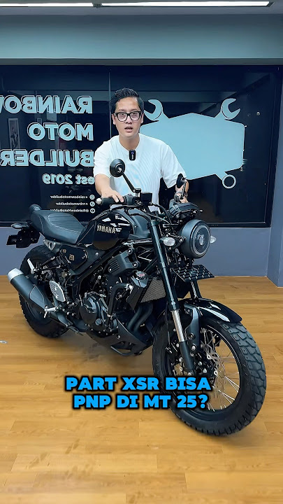 Part XSR 155 bisa PnP ke motor Yamaha MT 25? #mt25 #xsr155