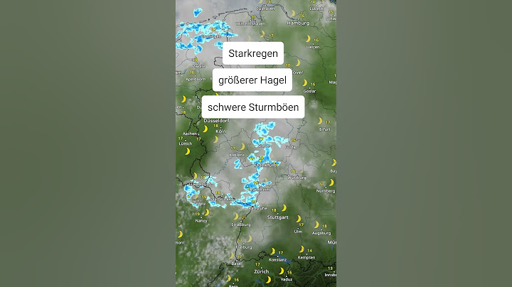 ❗ Achtung, in einem Streifen über der Landesmitte kann es am Samstag gewaltig krachen! ⛈️