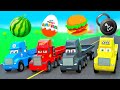 Amazing Stories with Little Cars Mcqueen, Mack Truck, Dinoco King, Cars Toys Compilation