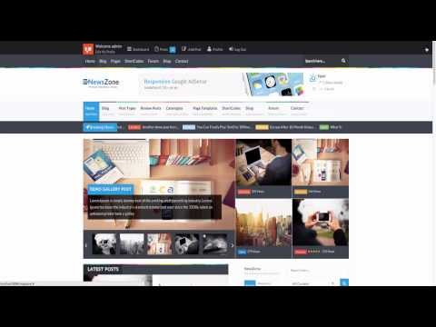 NewsZone , Wordpress Theme l Front-end Submission.