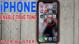 ✅ How To Enable True Tone On iOS iPhone 🔴