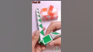 How to make a rabbit with snake cube #ytshorts #ytshort #viral #video      |trending