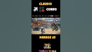 Claudio combo guide tekken8 I Claudio easy combo I Claudio high damage combo tekken8#Claudio#combo
