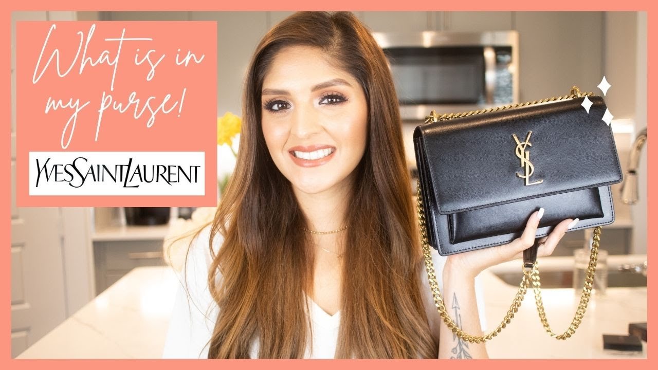 WHAT'S IN MY YSL SUNSET BAG, IS IT WORTH IT??