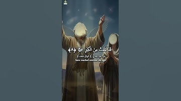 Surat No 19 | سورة مريم | Ayat No 8-9 | Omar Hisham Al Arabi ✨
