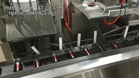 Dây chuyền máy chiết rót tuýp và vô hộp tự động - PMS Việt Nam