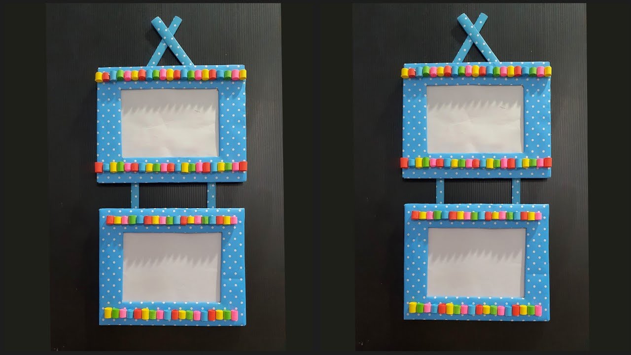 DIY Bingkai Foto dari Kardus dan Origami | DIY Photo Frame From ...